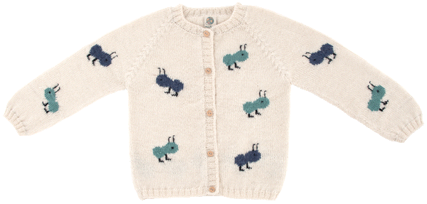 NW431 Blue ants cardigan