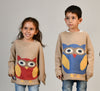 NW602 INDIGO OWL SWEATER