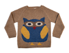 NW602 INDIGO OWL SWEATER