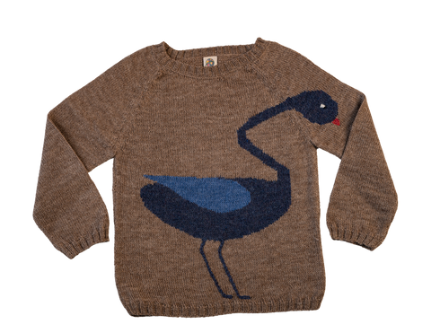 NW604 INDIGO FLAMINGO SWEATER