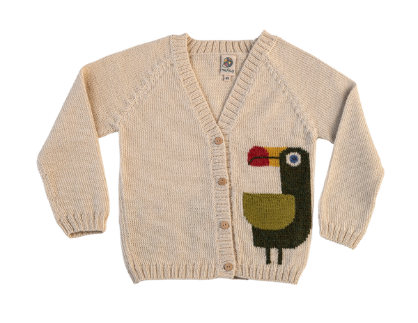 NW610 TUTTU TOUCAN POCKET CARDIGAN