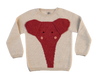 NW627 PEONY CLASSIC ELEPHANT SWEATER