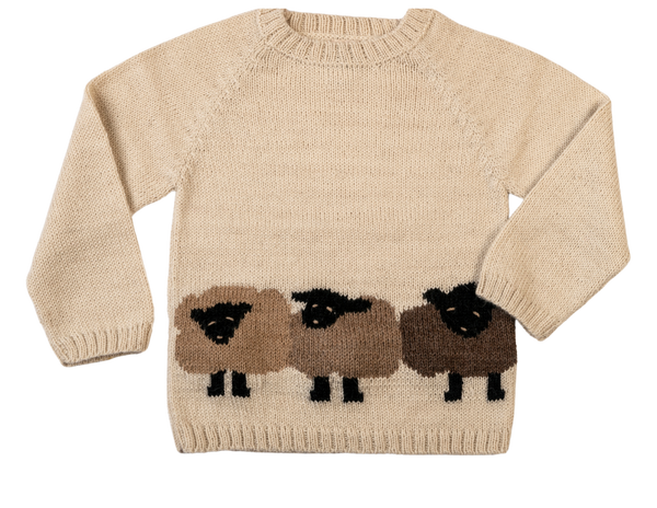 NW709 TRIO OF LITTLE BEIGE LAMBS