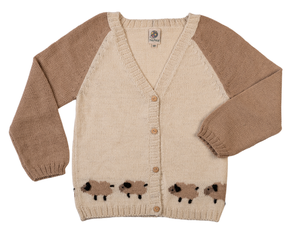 NW713 BEIGE LITTLE LAMB PARADE