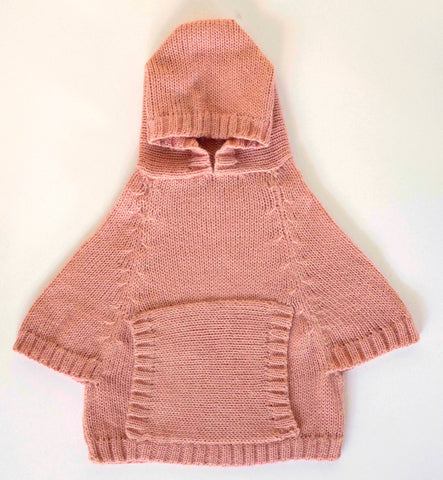 NW536 ROSE PONCHO HOODIE