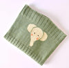 NW544 MOSS ELEPHANT BABY BLANKET